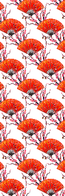 Estor decorativo Aficionados rojos