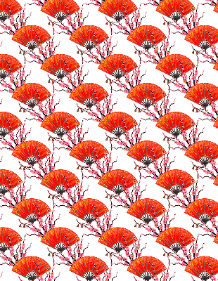 Estor decorativo Aficionados rojos