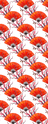 Estor decorativo Aficionados rojos