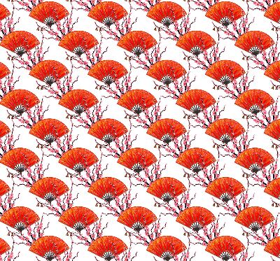 Estor decorativo Aficionados rojos