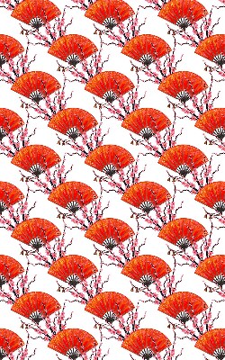 Estor decorativo Aficionados rojos
