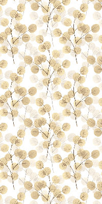 Estor decorativo con ramas amarillas