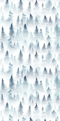 Estor enrollable de tela en color Bosque en la niebla
