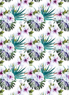 Estor opaco de flores