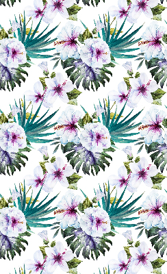 Estor opaco de flores