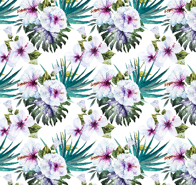 Estor opaco de flores