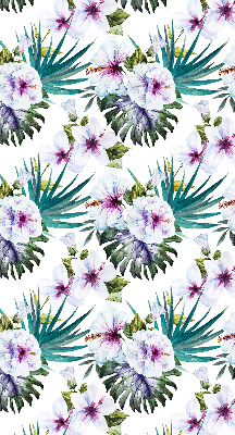 Estor opaco de flores