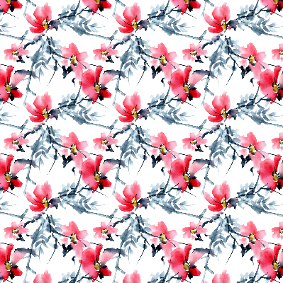 Estor opaco de flores