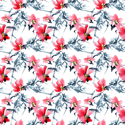 Estor opaco de flores