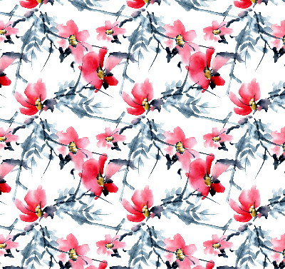 Estor opaco de flores