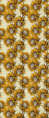Estor enrollable de tela girasol