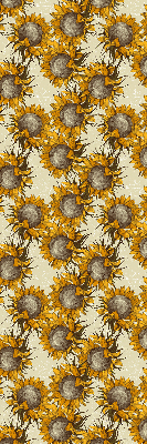 Estor enrollable de tela girasol