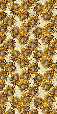 Estor enrollable de tela girasol