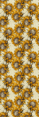 Estor enrollable de tela girasol