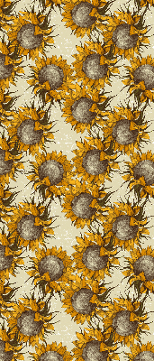 Estor enrollable de tela girasol