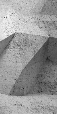 Estor enrollable de tela tipo muro de piedra 3D