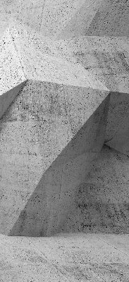 Estor enrollable de tela tipo muro de piedra 3D