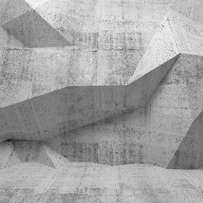 Estor enrollable de tela tipo muro de piedra 3D
