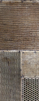Estor decorativo para pared metálica