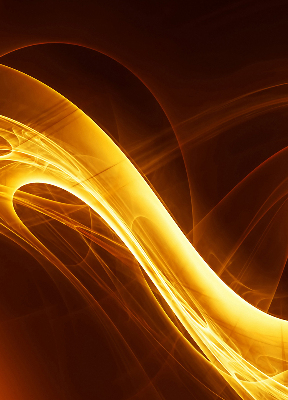 Estor enrollable de tela en abstracción naranja