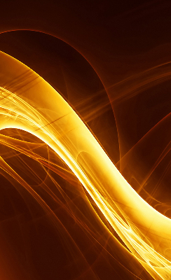 Estor enrollable de tela en abstracción naranja