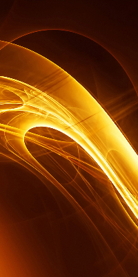 Estor enrollable de tela en abstracción naranja