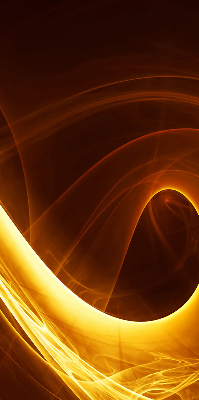 Estor enrollable de tela en abstracción naranja