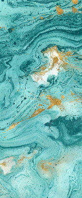 Estor decorativo de granito turquesa
