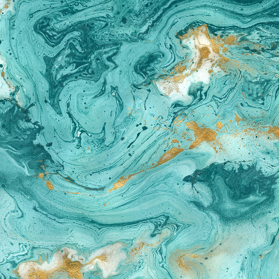 Estor decorativo de granito turquesa