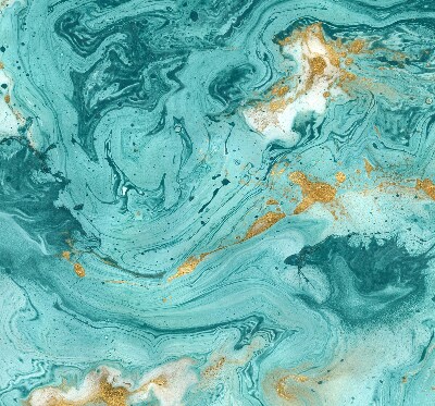 Estor decorativo de granito turquesa