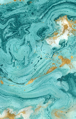 Estor decorativo de granito turquesa