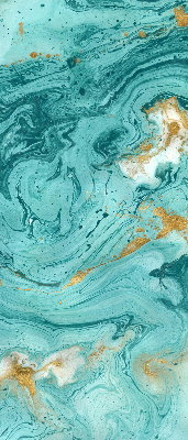 Estor decorativo de granito turquesa