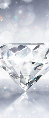 Estor enrollable de tela diamantes
