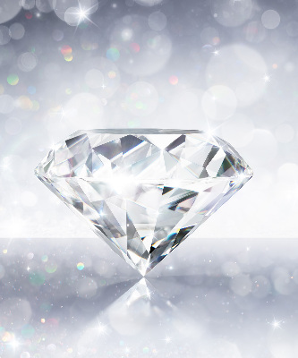 Estor enrollable de tela diamantes