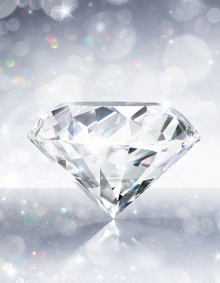 Estor enrollable de tela diamantes