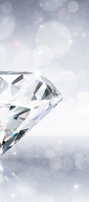 Estor enrollable de tela diamantes