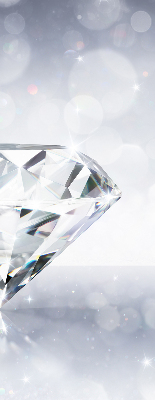 Estor enrollable de tela diamantes