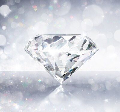 Estor enrollable de tela diamantes