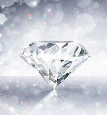 Estor enrollable de tela diamantes