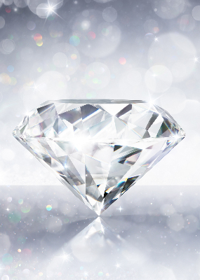 Estor enrollable de tela diamantes
