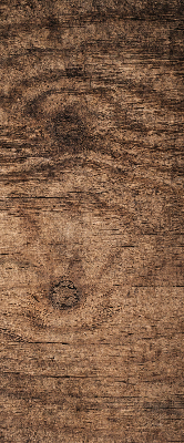 Estor enrollable de tela en color madera oscura