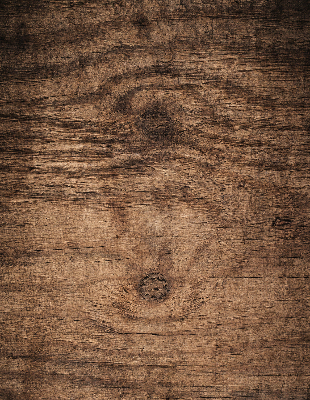 Estor enrollable de tela en color madera oscura