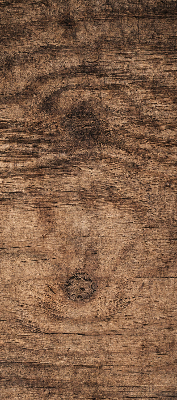 Estor enrollable de tela en color madera oscura