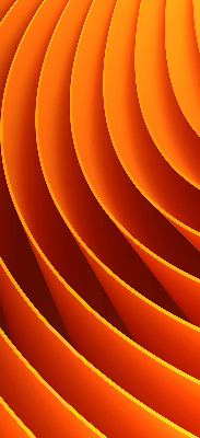Estor decorativo de abstracción naranja