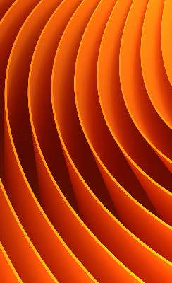 Estor decorativo de abstracción naranja