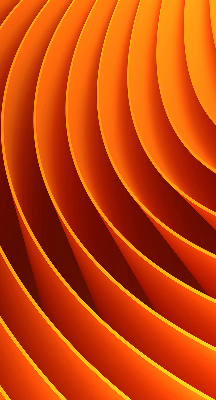 Estor decorativo de abstracción naranja