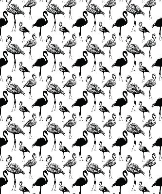 Estor enrollable de tela de flamencos negros