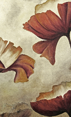 Estor opaco de flores