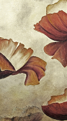 Estor opaco de flores