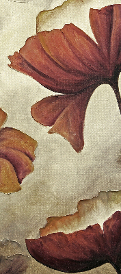 Estor opaco de flores